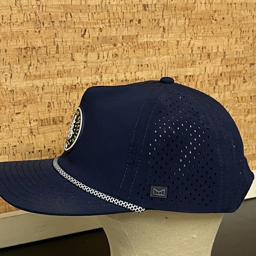 Melin Hydro Coronado Snapback Mesh Back Hat Blue Rope Size Small 3D Logo - Picture 2 of 8